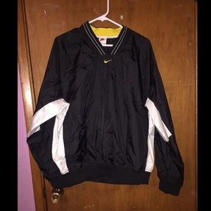 Black white and yellow NIKE windbreaker